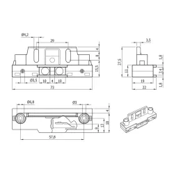 Kontakt drzwi ASTRA AS 05 A
