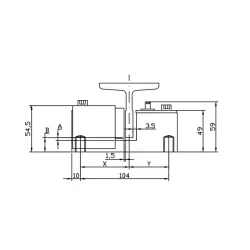 Chwytacz GERVALL M245 14 mm P+Q 1450 kg