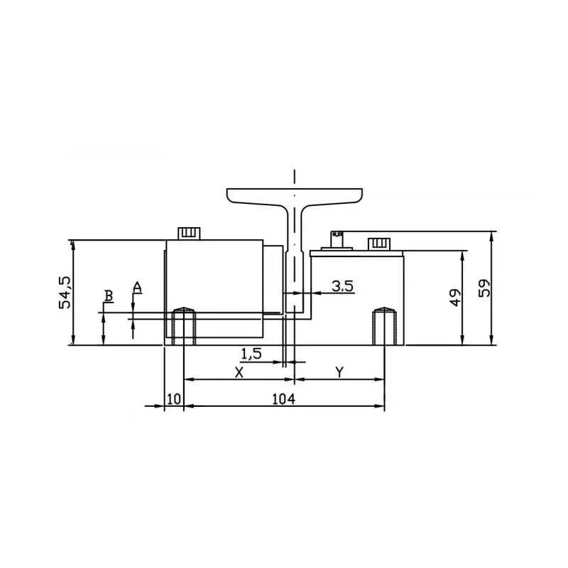 Chwytacz GERVALL M245 14 mm P+Q 1450 kg