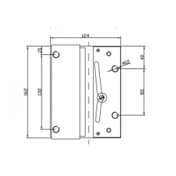 Chwytacz GERVALL M245 14 mm P+Q 1450 kg