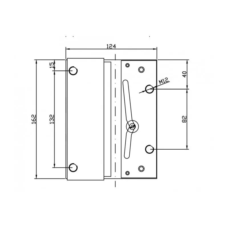 Chwytacz GERVALL M245 14 mm P+Q 1450 kg