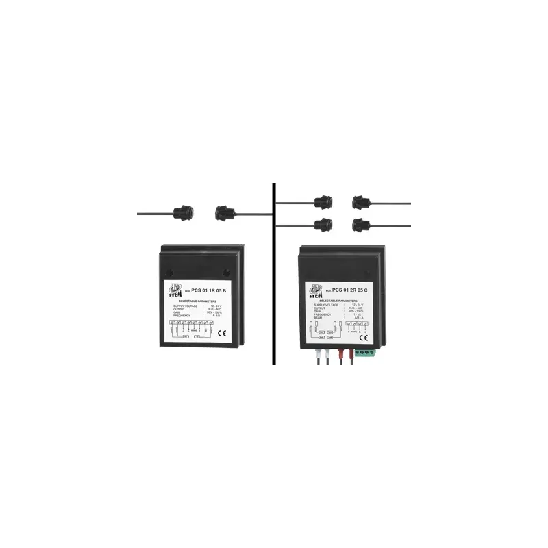 Fotokomórka STEM nadajnik + odbiornik PCS 04 1R 05 C pojedyncza 12-24 VDC NO/NC