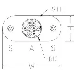 Kabel zwisowy skrętka PRYSMIAN S/FTP 1xCAT7