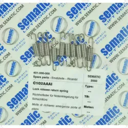 Sprężyna powrotna zamka drzwi SEMATIC L 30 mm C102AAAI