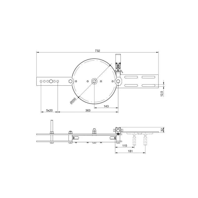 Obciążka ogranicznika prędkości LC-OB4