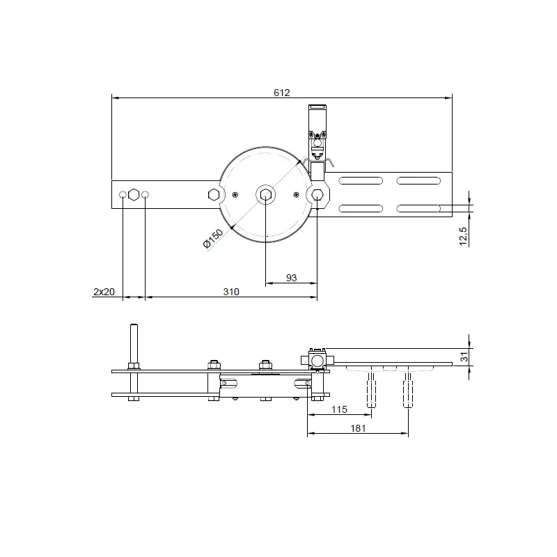 Obciążka ogranicznika prędkości LC-OLO-120