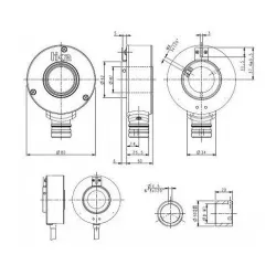 Enkoder LIKA C80-H-1024ZCU425L7 Enkoder LIKA C80-H-1024ZCU425L7