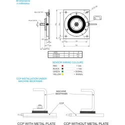 Czujnik wagi MICELECT CCP pod posadowienie wciągarki