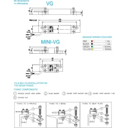 Czujnik wagi MICELECT VG na belkę ramy kabiny