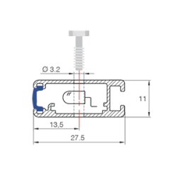 Kurtyna świetlna z zasilaczem 24 VDC WECO 03.G5.L174