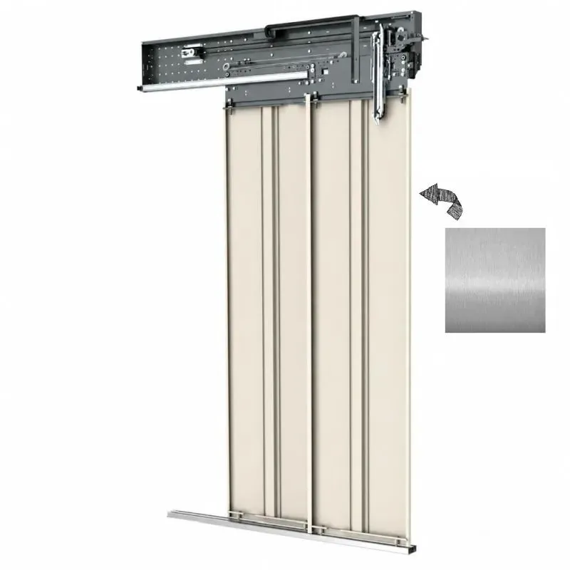 Drzwi kabinowe BST K2L 800 mm RLO stal nierdzewna szlif