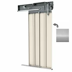 Drzwi kabinowe BST K2L 900 mm stal nierdzewna szlif