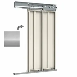 Drzwi szybowe BST S2R 900 mm RLO stal nierdzewna szlif